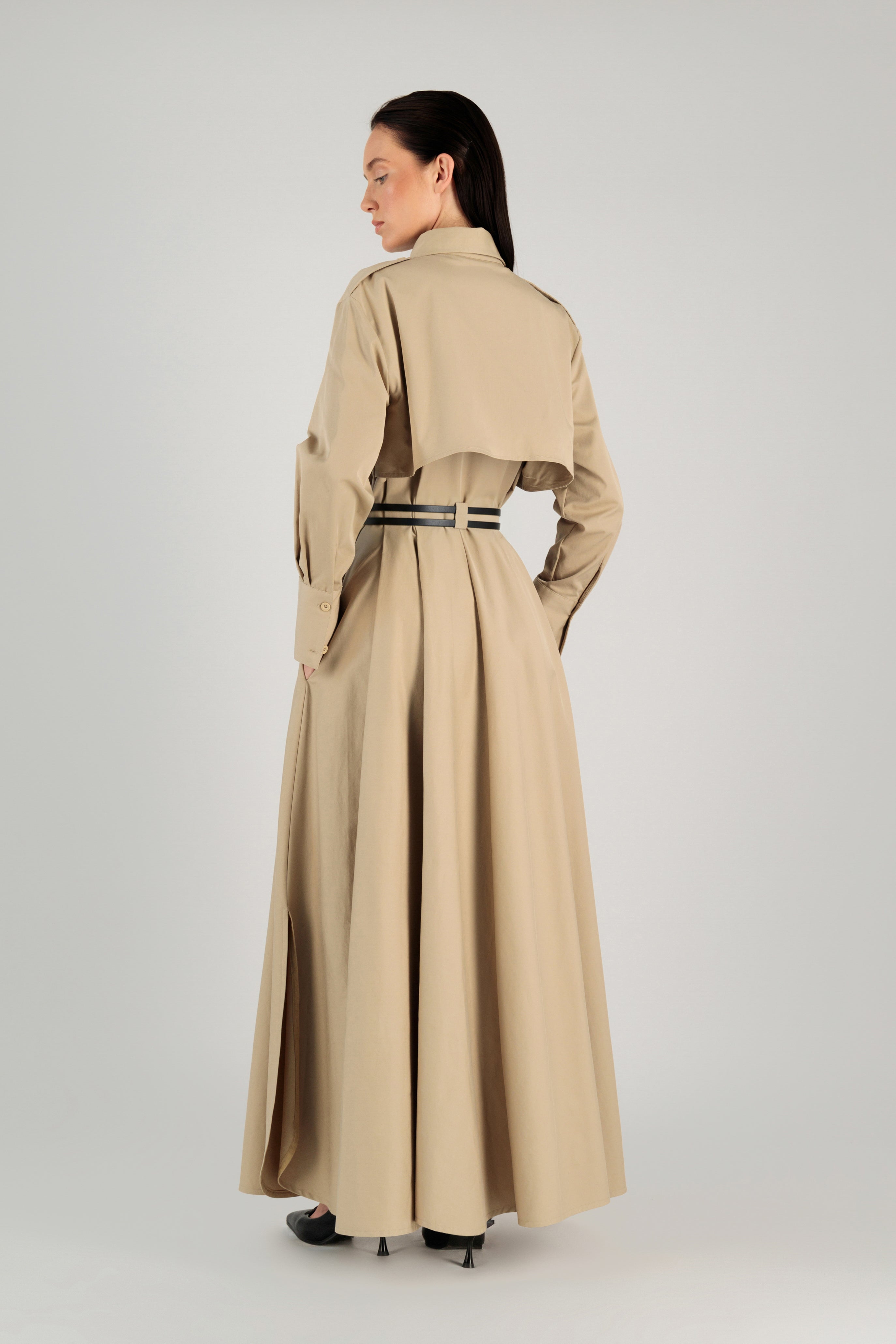 TRENCH MAXI DRESS