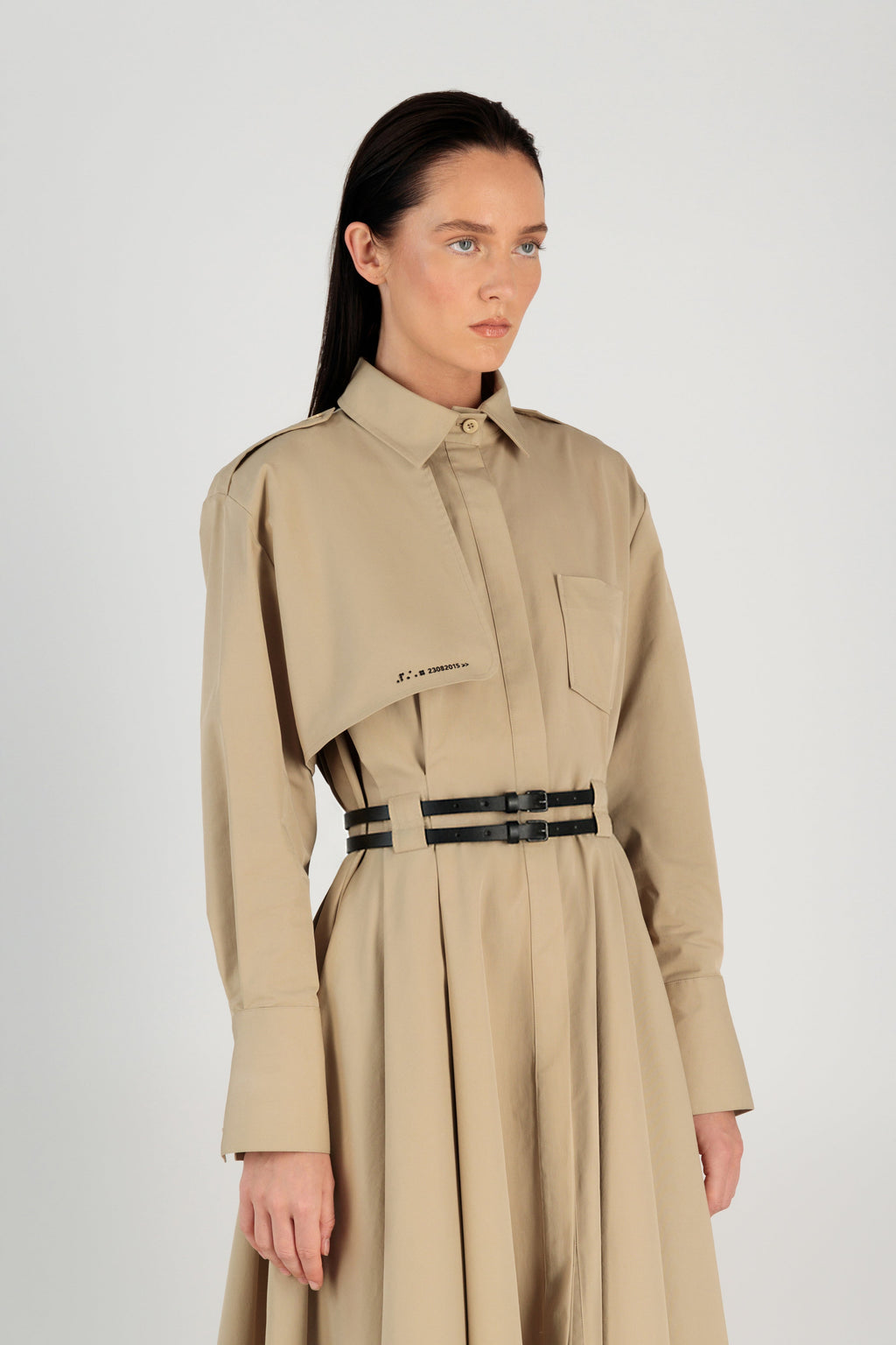 TRENCH MAXI DRESS