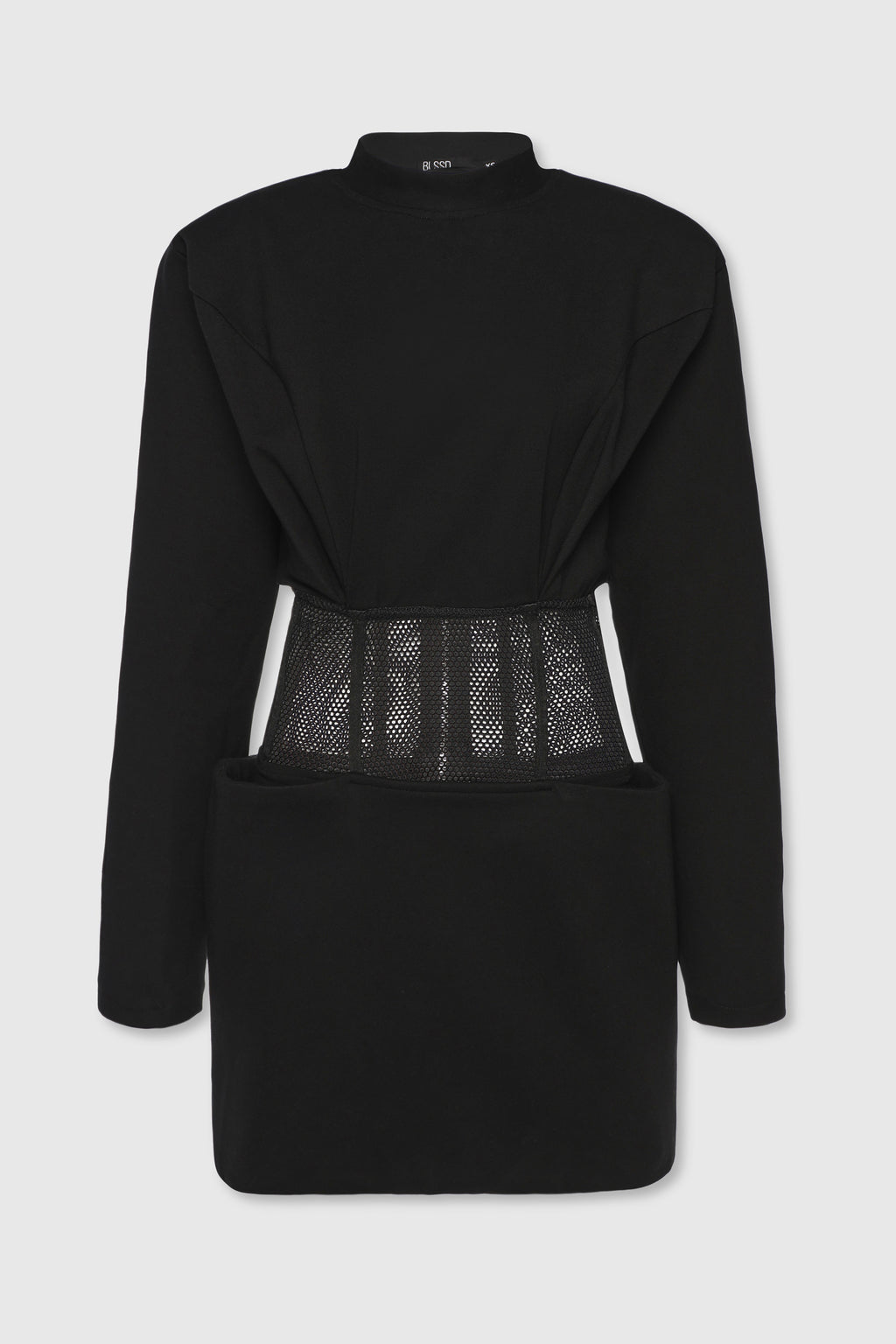 MESH CORSET MINI DRESS