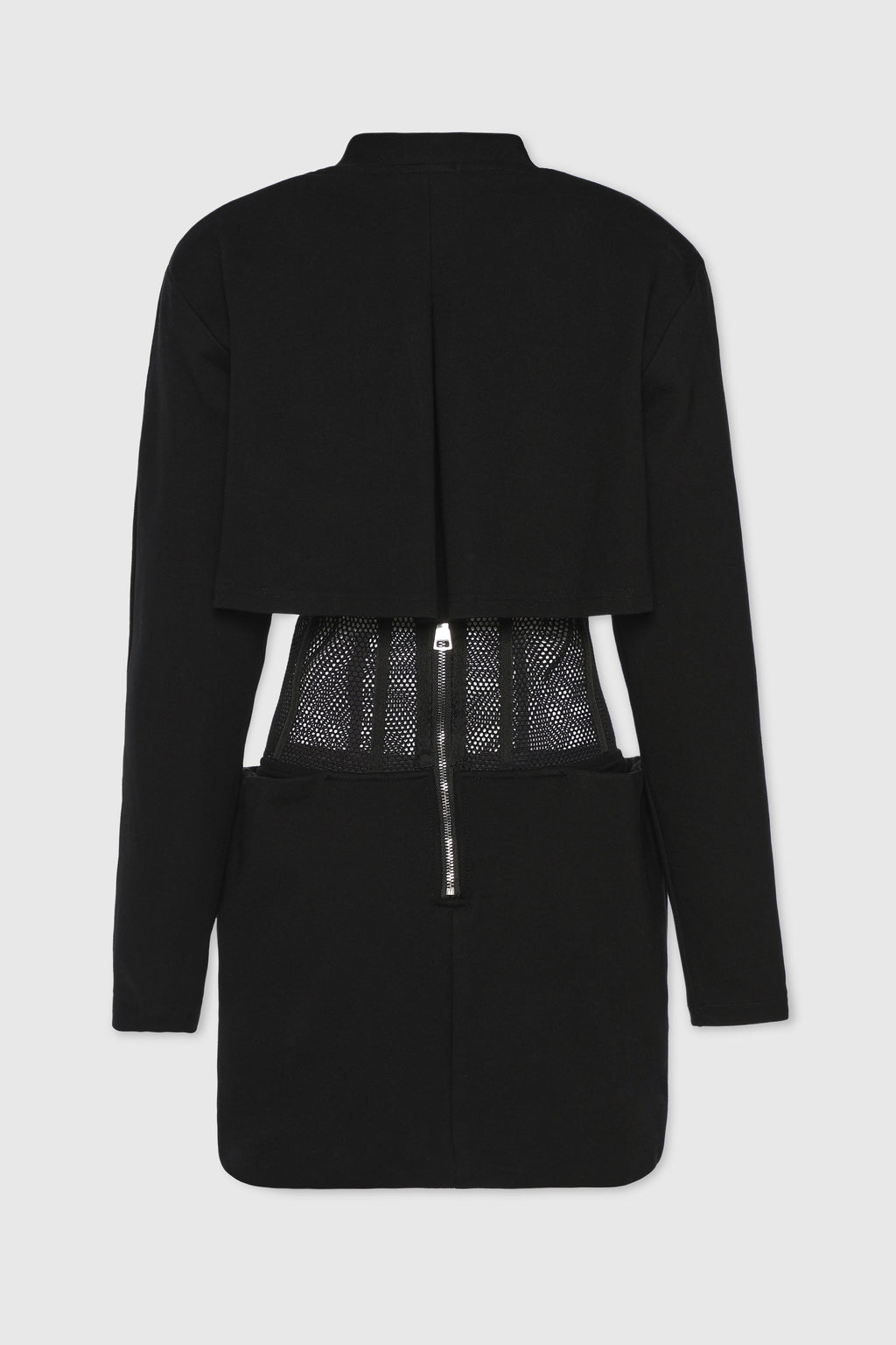 MESH CORSET MINI DRESS