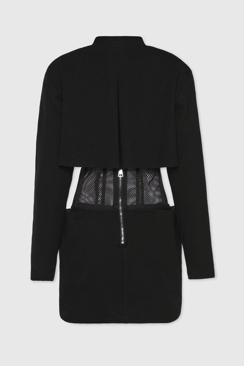 MESH CORSET MINI DRESS